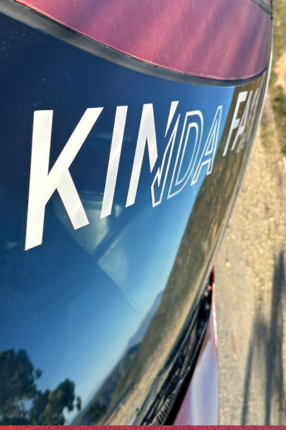 KINDA FAST Official Windshield banner 36"