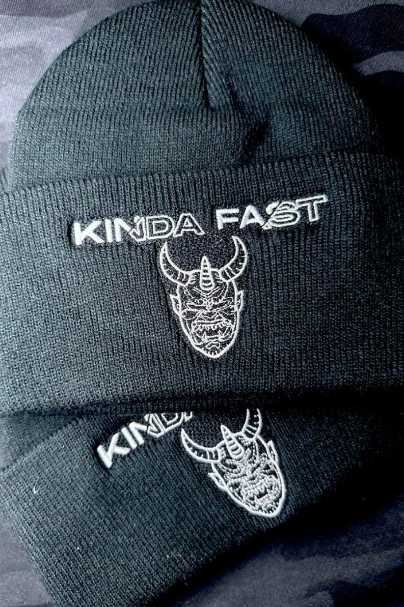 Kinda Fast Oni Beanie Speed Demon V.2