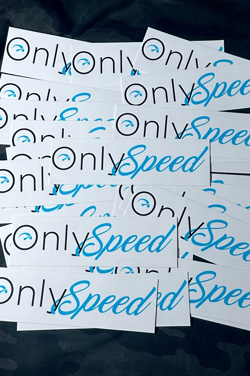 "Only Speed" Bumper Sticker Kinda Fast