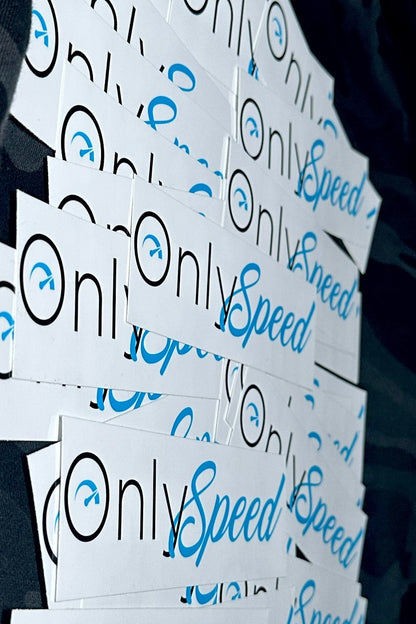 "Only Speed" Bumper Sticker Kinda Fast