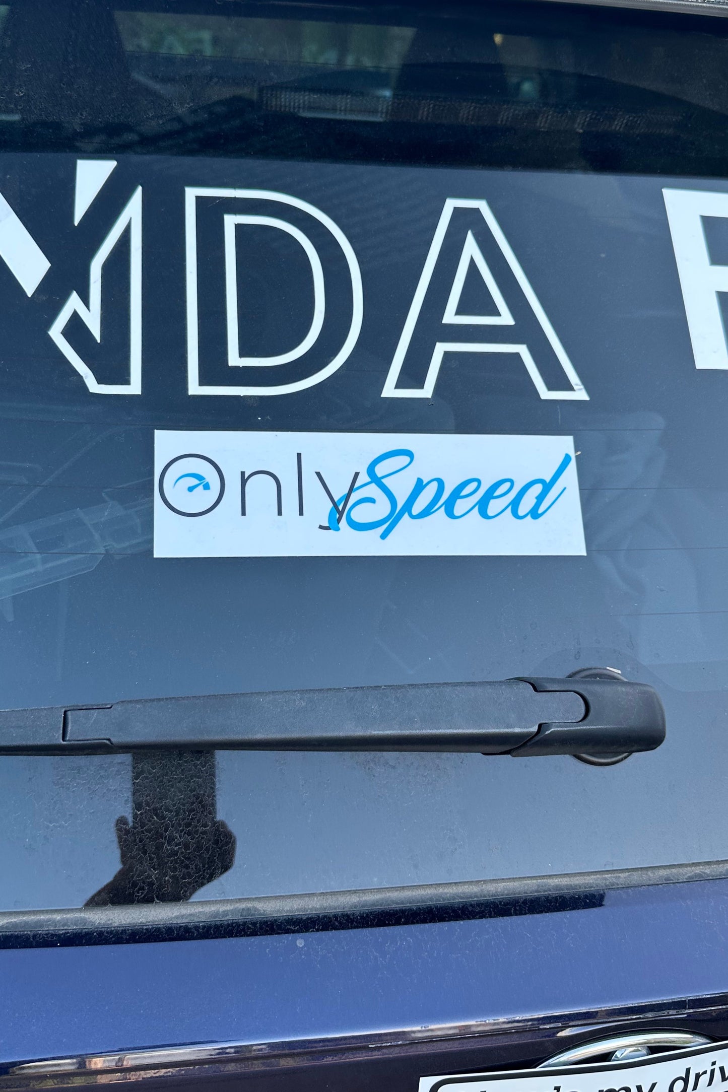 "Only Speed" Bumper Sticker Kinda Fast