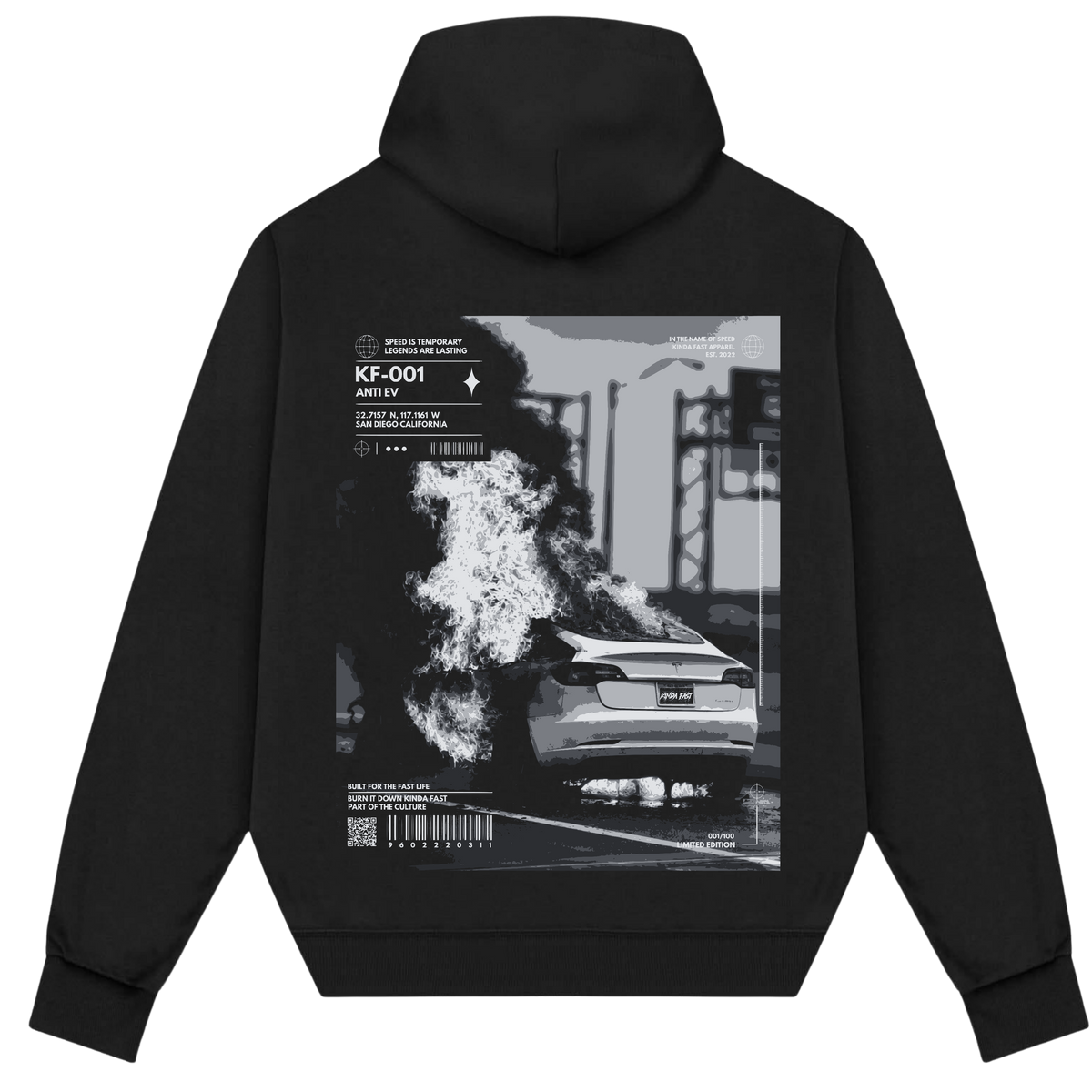 ANTI EV V3 "BURN IT DOWN" Hoodie