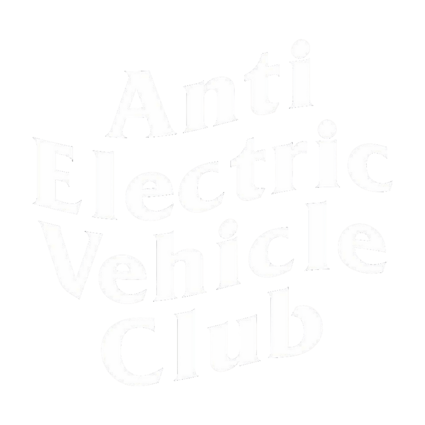 Anti Electric Vehicle Club Decal (FULL VERSION)