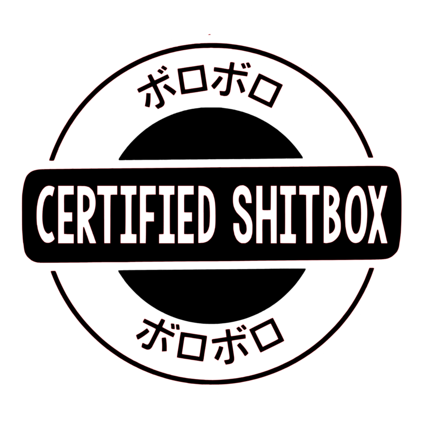 CERTIFIED SH^TBOX Sticker WHITE