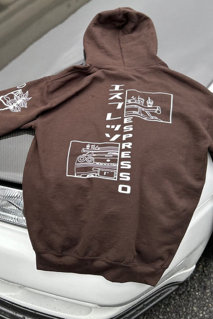 Kinda Fast Cars and Coffee Hoodie Ft. Nissan R34 GTR (Skyline)