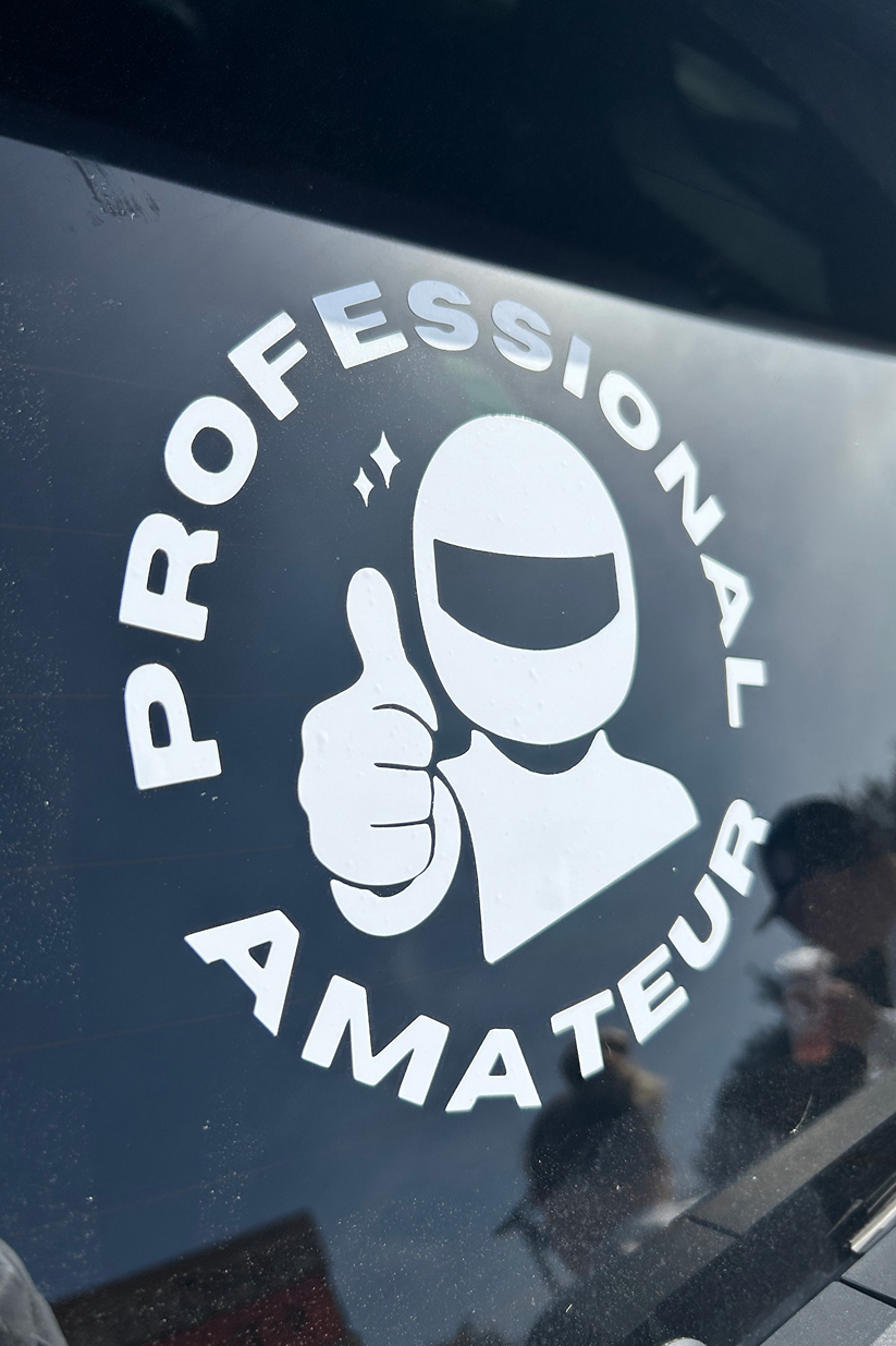 Professional Amateur Decal 6X6