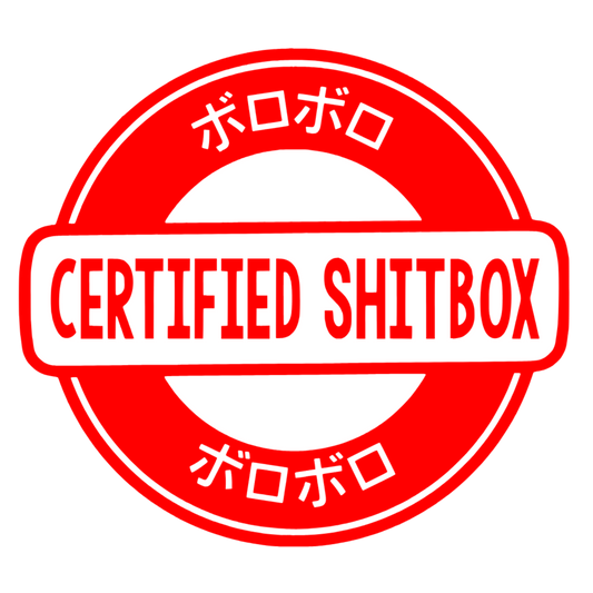 CERTIFIED SH^TBOX Sticker RED