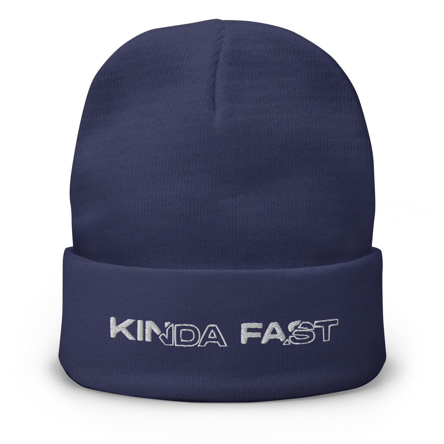 Premium Embroidered Beanie | Kinda Fast Apparel